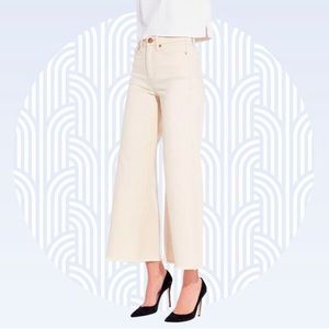 AYR The Must wide legged Jean in sandstone